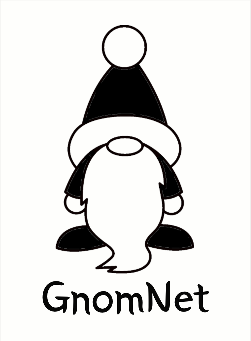 10 GnomNet Aufkleber A8