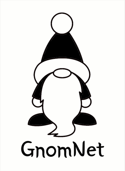 10 GnomNet Aufkleber A8